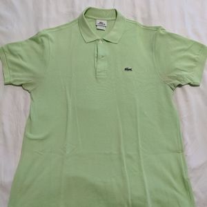 Lacoste men's size 5 lime green